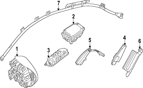 Air Bag Components for 2025 Mercedes-Benz E450 #0