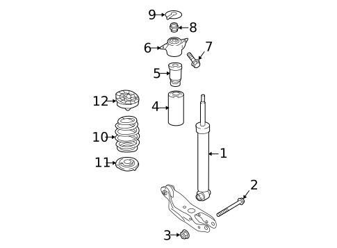 Shocks & Components for 2019 Audi A4 Quattro #0