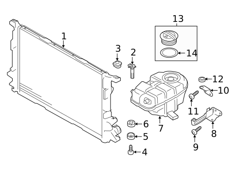 Radiator & Components for 2018 Audi A7 Quattro #1
