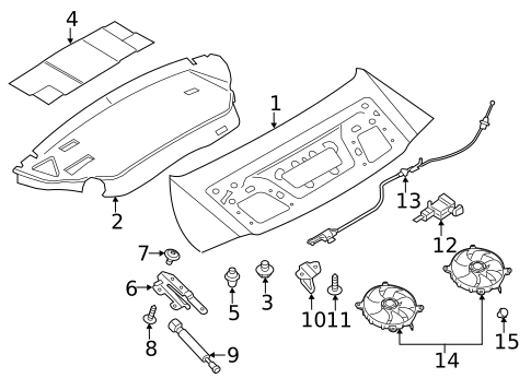 Lid & Components for 2019 Porsche 911 #1