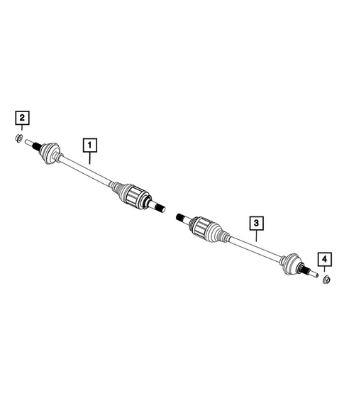 Rear Axle Shafts for 2026 Dodge Charger Daytona #1