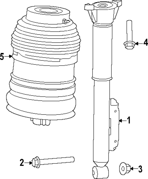 Shocks & Components for 2024 Mercedes-Benz EQE AMG #1