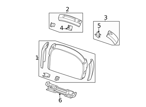 Center Console for 2006 Dodge Grand Caravan #1