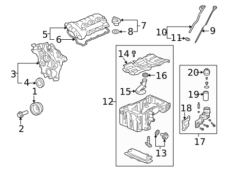 Engine Parts for 2009 Cadillac STS #0