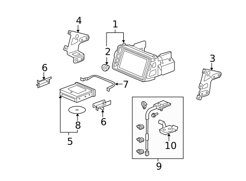 Navigation System for 2008 Honda Ridgeline #0