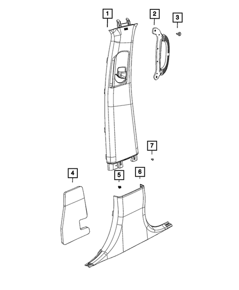 Panels - Moldings - Scuff Plates, Pillar, Cowl, 1/4 Panel Trim and Cargo Covers for 2024 Dodge Durango #3