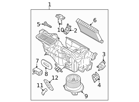 Condenser, Compressor & Lines for 2010 Ford Focus #5