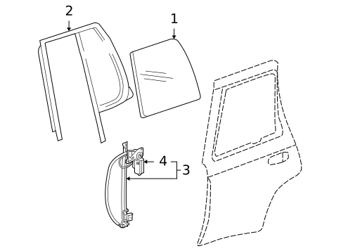 Rear Door for 2007 Buick Rainier #0
