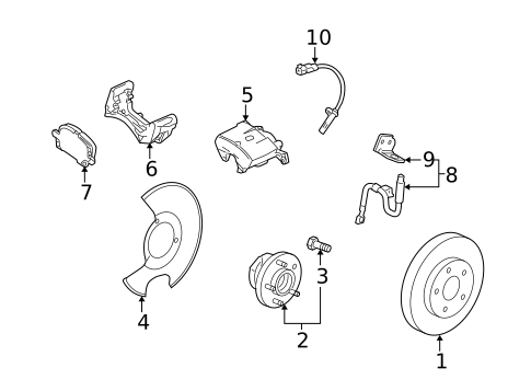 Hoses & Pipes for 2012 Cadillac SRX #1