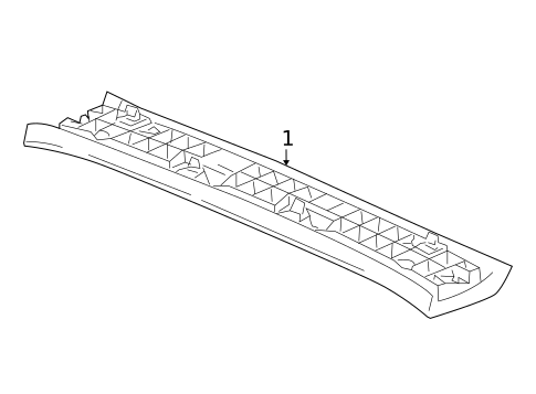 Interior Trim - Roof for 2004 GMC Envoy XUV #0