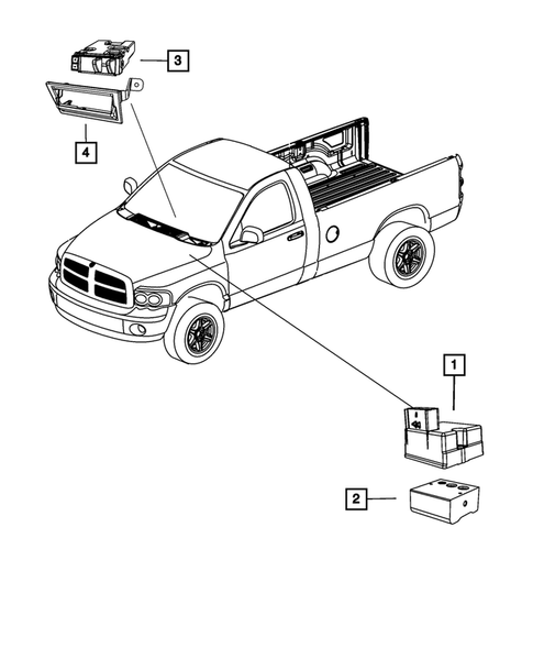 Keys, Modules and Engine Controllers for 2012 Ram 2500 #5