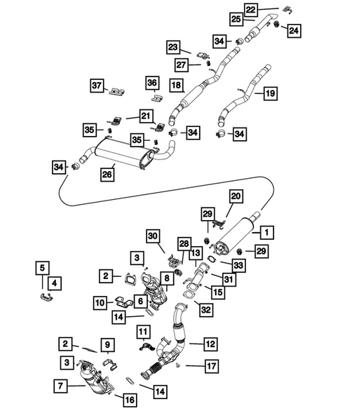 Exhaust System for 2026 Ram ProMaster 1500 #0