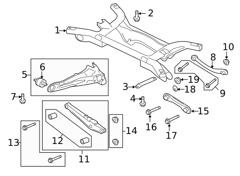 Rear Suspension for 2009 Mitsubishi Lancer #2
