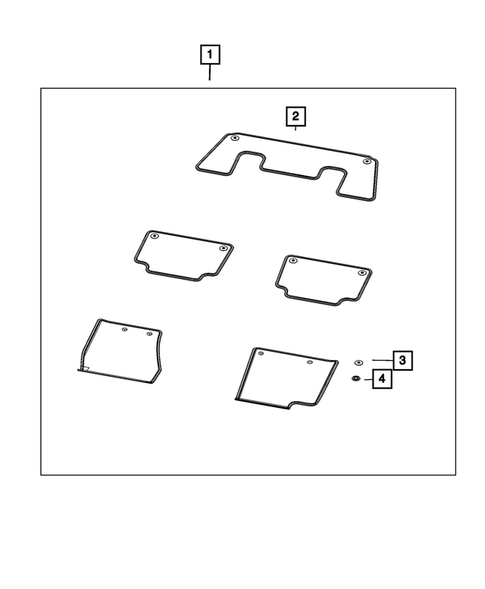 Carpets, Floor Mats, Load Floor, and Silencers for 2023 Jeep Grand Cherokee L #2