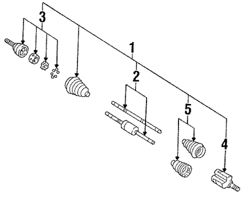 Axle Shaft for 1993 Chevrolet Lumina #0