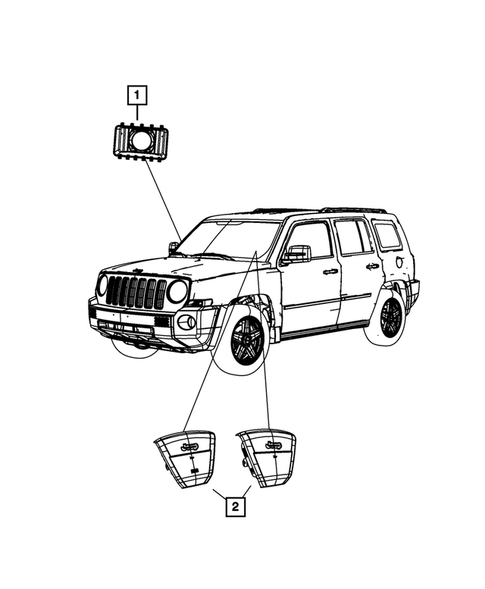 Air Bags for 2017 Jeep Patriot #2