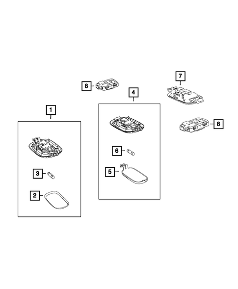 Lamps-Interior and Exterior for 2019 Ram 1500 #9
