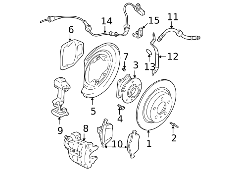 Rear Brakes for 2007 Volvo XC70 #0