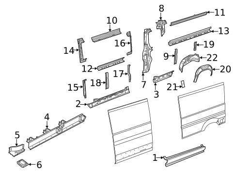 Inner Structure for 2015 Ram ProMaster 3500 #3