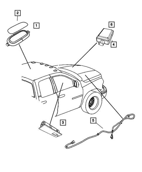 Lamps - Front, Rear and Courtesy for 2007 Dodge Ram 3500 #6