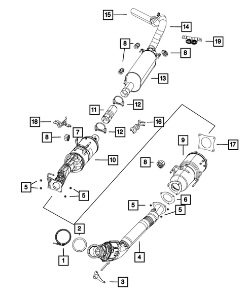 Exhaust System for 2013 Ram 2500 #2