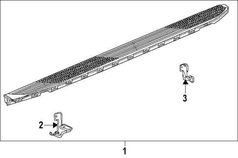 Running Board for 2025 Cadillac ESCALADE IQ #0