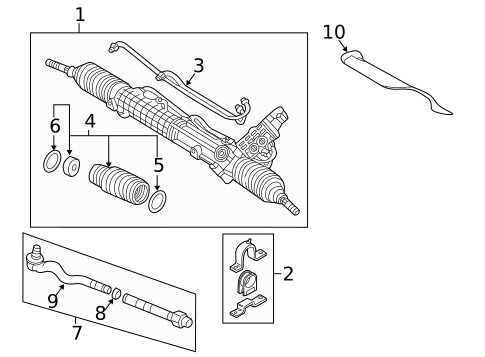 Steering Gear & Linkage for 2005 Mini Cooper #0
