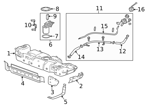 Hardware, Fasteners & Fittings for 2019 GMC Yukon XL #0