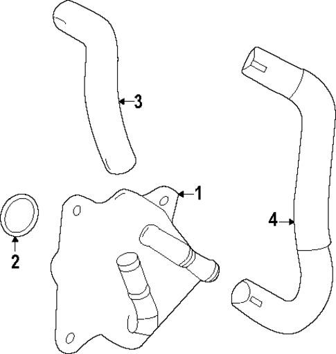 Oil Cooler for 2025 Toyota Grand Highlander #0