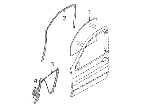 Front Door for 2006 BMW X5 #1