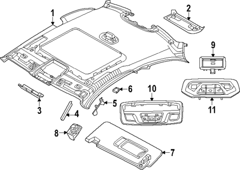 Interior Trim - Roof for 2024 BMW M240i xDrive #0