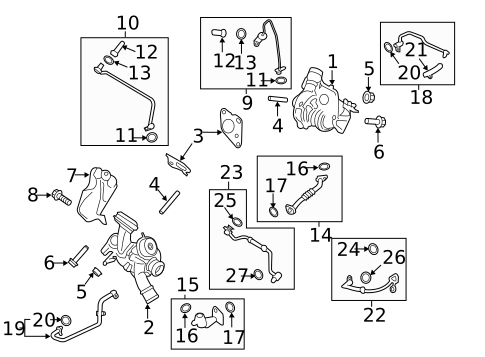 Turbocharger, Supercharger & Ram Air for 2017 Ford Edge #0