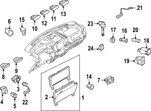 Parking Brake for 2023 Ford F-150 Lightning #1