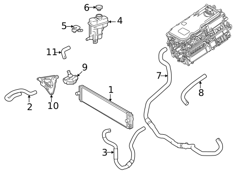 Inverter Cooling Components for 2023 Lexus NX350h #0