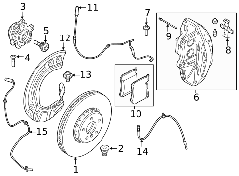 Front Brakes for 2025 BMW 750e xDrive #4