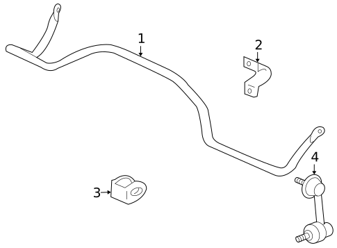 Stabilizer Bar & Components for 2013 Mitsubishi Outlander #2