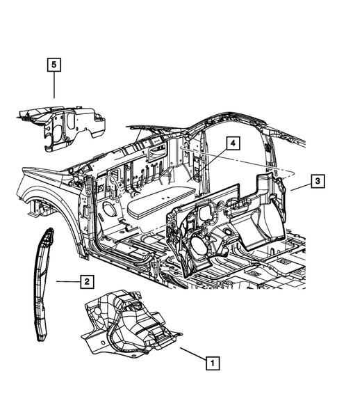 Carpets, Floor Mats, Load Floor and Silencers for 2016 Dodge Grand Caravan #1