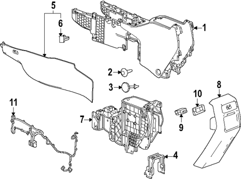 Center Console for 2024 Chevrolet Trax #0