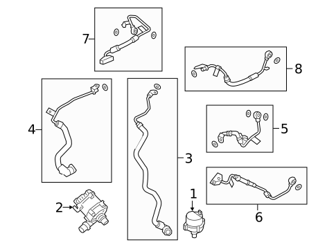 Water Pump for 2021 BMW M850i xDrive #1