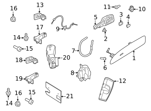 Lock & Hardware for 2022 Porsche 911 #1