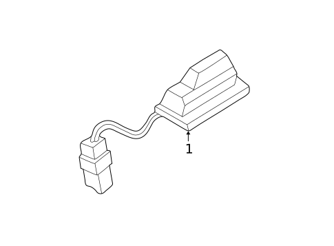 License Lamps for 2001 Buick Century #0