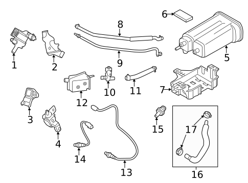 Emission Components for 2017 Kia Soul #0