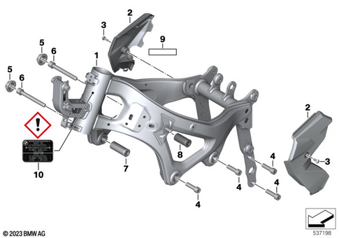 Motorcycle Frame for 2025 BMW-Motorrad F 900 GS SF #0