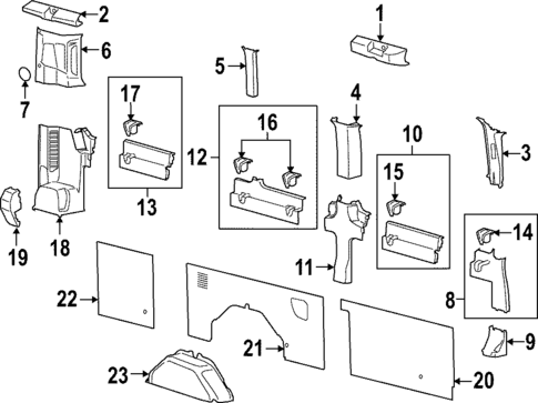 Interior Trim - Side Panel for 2025 Ford E-Transit #4