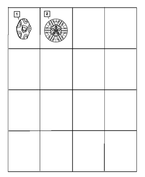 Wheel Covers and Center Caps for 2004 Dodge Durango #1