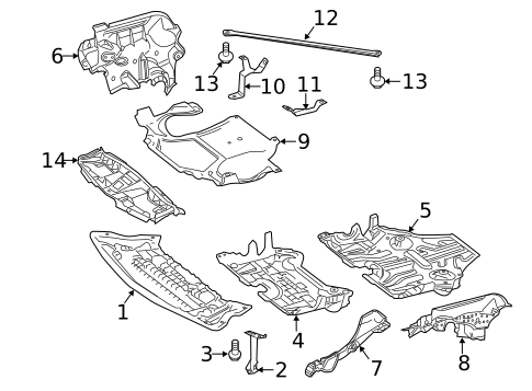 Splash Shields for 2014 Mercedes-Benz E350 #1