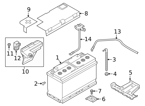Battery for 2025 Audi A4 allroad #1