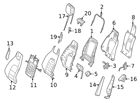 Air Bag Components for 2013 Mercedes-Benz E 350 #3