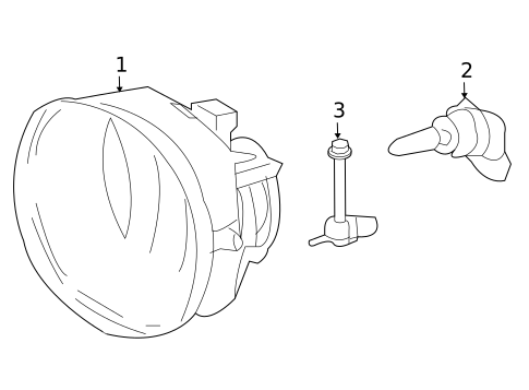 Bulbs - Chassis for 2007 Toyota 4Runner #1