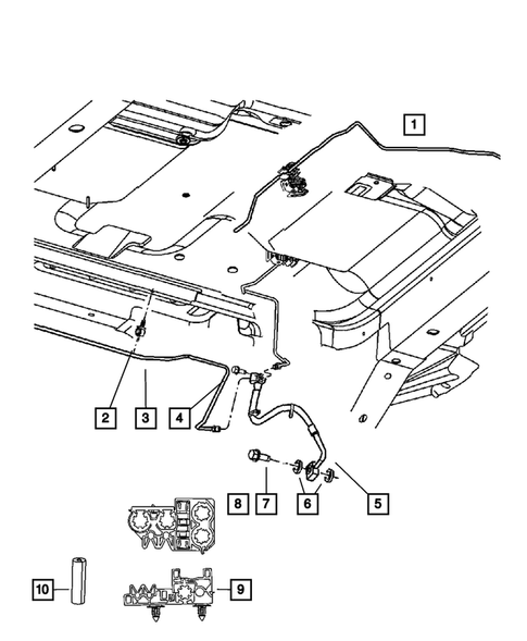 Brake Lines and Hoses for 2006 Jeep Commander #2